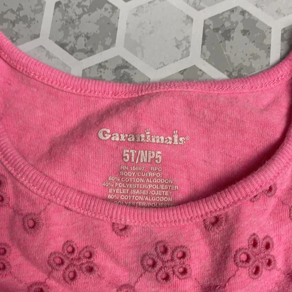 Garanimals 5T Pink Sleeveless Blouse